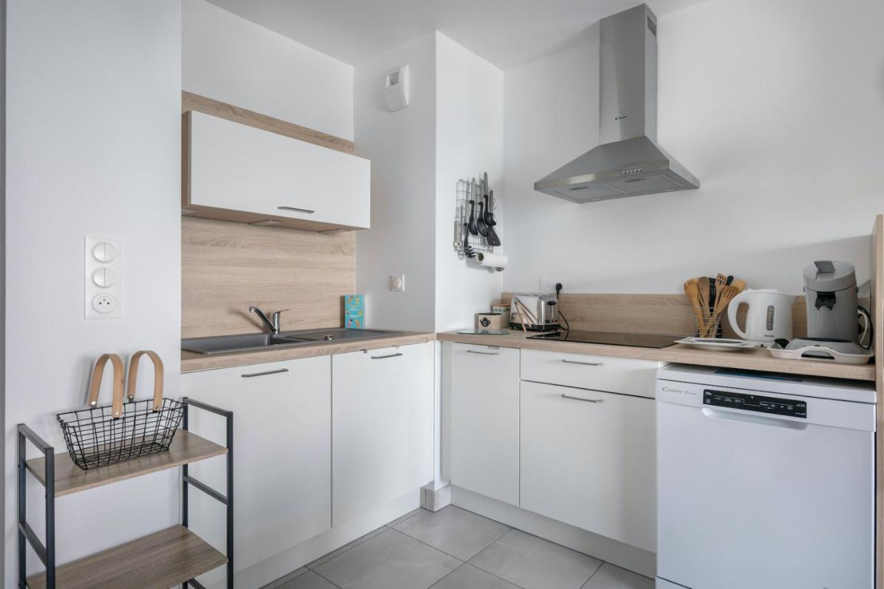 50M Plage, Appartement Vue Mer Pour 3 플레뇌프-발-앙드레 외부 사진
