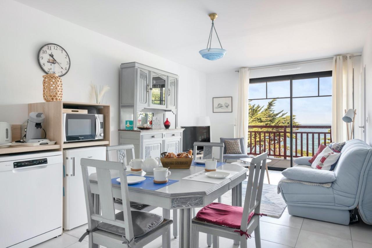50M Plage, Appartement Vue Mer Pour 3 플레뇌프-발-앙드레 외부 사진