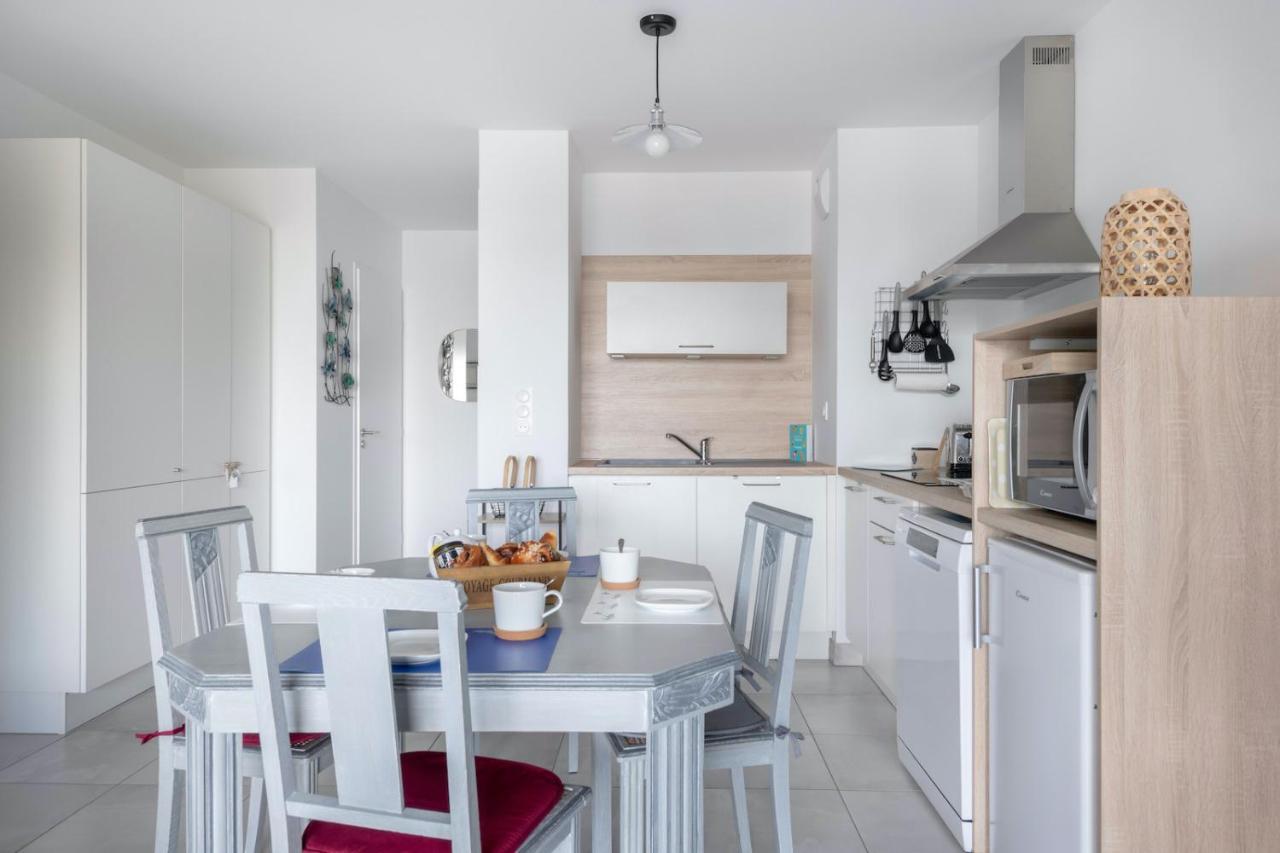 50M Plage, Appartement Vue Mer Pour 3 플레뇌프-발-앙드레 외부 사진